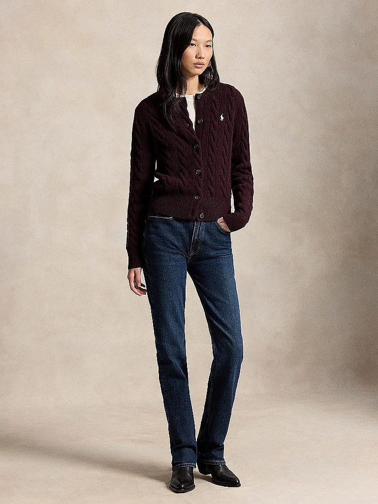 POLO RALPH LAUREN Cardigan marron